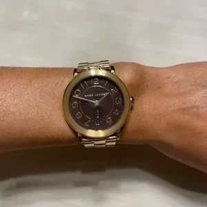 Marc Jacobs Riley Rose Gold-tone Ladies Watch- MJ3489 Marc Jacobs MJ3489 Riley Rose Gold Stainless Steel Bracelet  main image 2